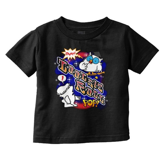 Airbrushed Tootsie Roll Pop Crunch Toddler Boy Girl T Shirt Infant Toddler Brisco Brands 12M