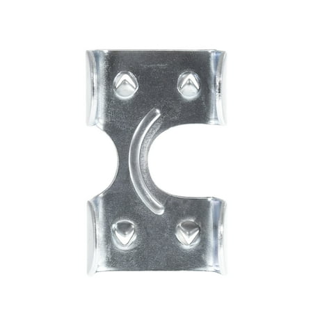 

Heavy Duty Zinc Plated Double Rope Clamps for 3/8-inch 1/2-inch 5/8-inch and 1-inch Ropes Cords - Multiple Pack Sizes Available