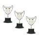 thumbnail image 2 of 3x Mini trofeos, adornos decorativos, juguete creativo de escritorio, Mini , copas de trofeo para reconocimiento, accesorios de celebraciones, Plata, 2 of 8