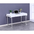 thumbnail image 2 of Best Master Juneau Modern 2-Drawer Engineered Wood Computer Desk in Silver, 2 of 4