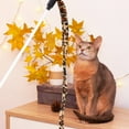 thumbnail image 5 of Cat Teaser Toy Promotes Exercise Interactive Play Wand Leopard Print Tail Cat Funny Toy Teaser Stick With For Decrease Boredom, 5 of 5