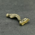 thumbnail image 2 of Bronze Longevity Old Man Statue Small Ornaments Long Beard Buddha Statue Antique, 2 of 4