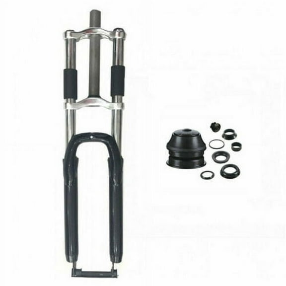 DONSP1986 26" Bicycle Fork Gas Motorized Bike Suspension Fork & 1 1/8" Headset