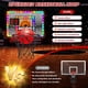 thumbnail image 5 of Canasta de baloncesto interior VATOS para niños con iluminación LED y marcador, 5 of 9