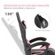 thumbnail image 2 of Silla Gamer Ergonomica de Escritorio Reclinable Ajustable Rosa Onof SG-5907, 2 of 8