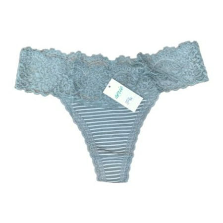 Aerie Women s Stretchy Cotton Lace Thong Earthy Vibes Panty  3 Pack Special  Size S
