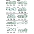 thumbnail image 2 of Cortadores De Fondant De Flores, 73 Piezas, Cortador De Galletas Para Pasteles, Émbolo, Letras Del Alfabeto, Herramientas De Decoración, Girasol, Hoja De Rosa, Mariposa, Corazón, Estrella, Clavel, Mol, 2 of 5