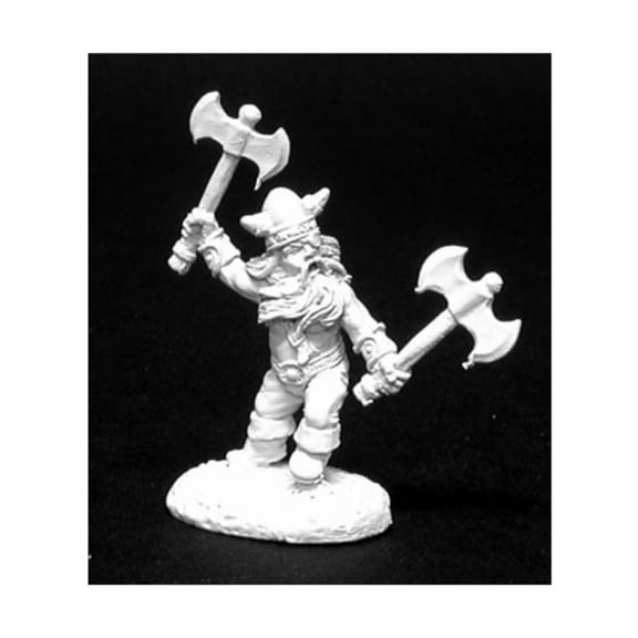 Reaper Miniatures Balan Ironbreaker - Dwarven Fighter w/2 Axes (2237) New