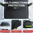 thumbnail image 4 of Large Car Windshield Cover for Ice and Snow,Automotive Windshield Snow Covers with Side Window & Rearview Mirror Protector,Winter Magnetic Windshield Frost Cover,Universal-【420g green】, 4 of 5