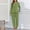 Green, variant on Velour Track Suits for Women Long Sleeve Pajama Set Casual 2 Piece Loungewear