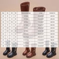 thumbnail image 5 of mgoYE Girls Knee High Boot Lightweight Buckle Fashion Girls Riding Boots Water Resistant Warm Winter Shoes for Toddler/Little Kid 2, 5 of 8