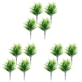 thumbnail image 2 of 12 Bundles Fake Fern Plants Outdoor Artificial UV Resistant Faux Ferns Shrubs Greenery Stems for Garden Front Porch Patio Indoor Home Office Window Box Table Decorations and Landscaping, 2 of 9