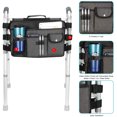 thumbnail image 6 of SupreGear Walker Bag, Rollator Wheelchair Storage Pouch with Cup Holder, Water-Resistant Nylon, Black, 6 of 8