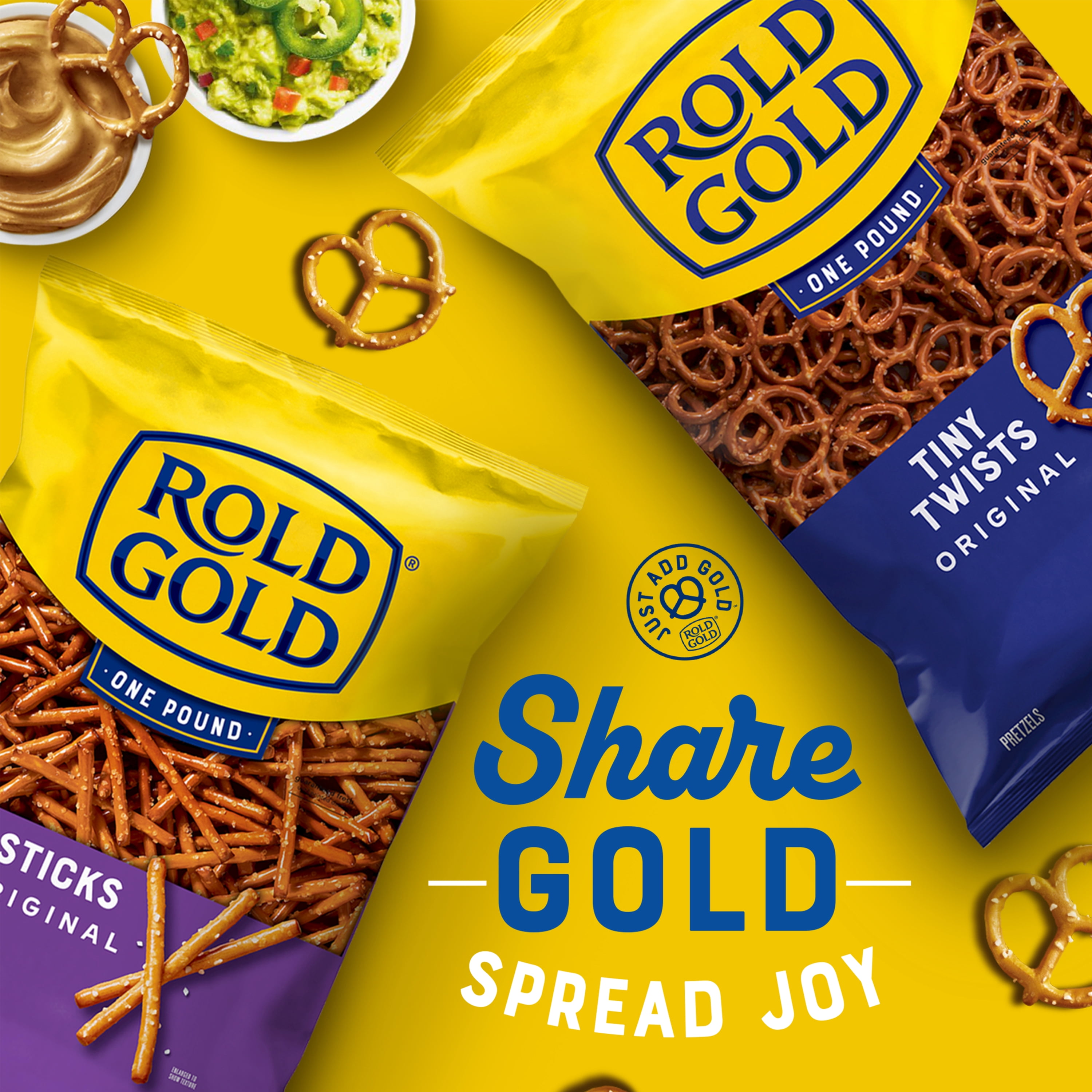 Frito Lay Rold Gold Tiny Twists, Original Sticks and Tostitos Dips, Variety pack Snack, (pack of 24)
