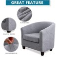 thumbnail image 3 of Zhangyh Club Chair Slipcover:High Stretch Tub Chair Cover,Removable Club Chair Cover Slipcover for Living Room Club Bar Counter, 3 of 8