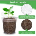 thumbnail image 4 of RUseeN Clear Nursery Pots for Plants, 3 Inch Plant Pot for Planting Plastic Seedling with Drainage Holes Seed Starter Flower High Transparency Excellent Hardness(30 Pack), 4 of 7