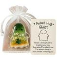 thumbnail image 6 of Comefolife Ghost Pocket Cards, Pocket Hug Ghost, Pocket Comfort Ghosts, 2026 New Pockets Hug Ghost with Encouragement Card Mini Charm, Inspirational Gift for Friends, Emotional Support Token (Green), 6 of 8