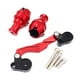 thumbnail image 5 of Deslizador de choque de escape, accesorios protectores, protección contra caídas de motocicleta, almohadillas anticaídas, para piezas de modificación rojo Macarena Protector anti bloqueo, 5 of 8