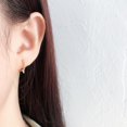 thumbnail image 2 of Pendiente, Pendientes de aro pequeños y lindos chapados en oro de 18 quilates para mujer oro, 2 of 4