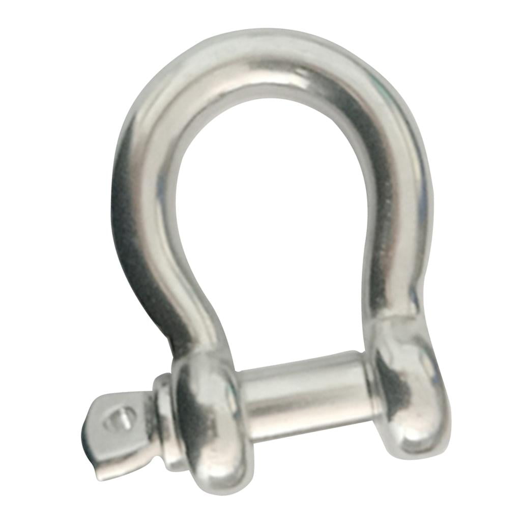 Long Pattern D Shackle Screw Pin Stainless Steel 316 Shackle, Boat Shackle 