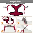 thumbnail image 5 of Puppy Harness for Small Dogs Harness and Leash Set No Pull Adjustable Reflective Pet Harness Breathable Soft Vest Harness for Puppies Dogs Outdoor Walking Red XS, 5 of 7