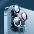 thumbnail image 3 of HEVIRGO 3Pcs Camera Lens Tempered Glass Rhinestone Scratch-resistant Ultra-thin Phone Camera Lens Metal Ring Full Cover for iPhone 11 Pro/11 Pro Max/12 Pro/12 Pro Max/13 Pro/13 Pro Max, 3 of 10