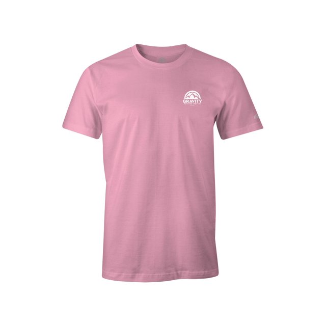 Gravity Outdoor Co. Mens Fine Jersey T-Shirt - Fuchsia - Small