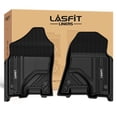 thumbnail image 1 of Alfombrillas LASFIT para Ram 1500 2019-2024 con cabina doble o cuádruple, color negro, 1 of 8