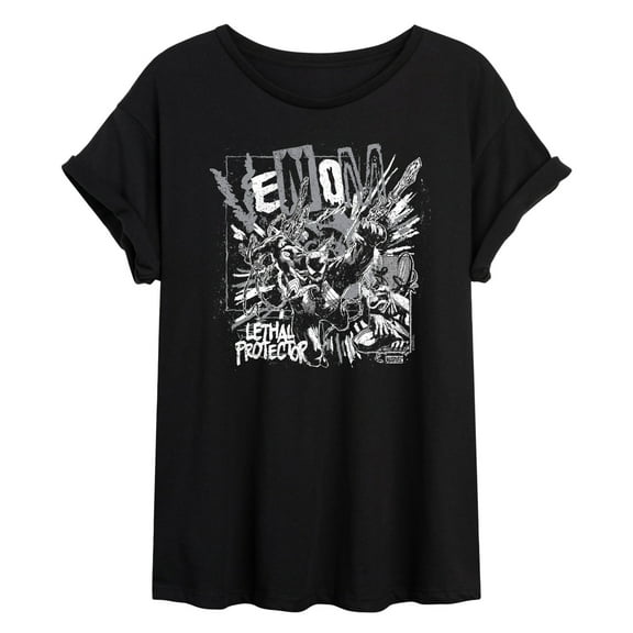 Marvel Venom - Punk - Women's Oversized Graphic T-Shirt