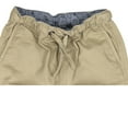 thumbnail image 6 of Bienzoe Boy's Cotton Twill Elastic Waist Shorts KHK Size 10 Khaki, 6 of 7