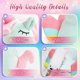 thumbnail image 3 of Athoinsu - Muñeco de peluche de unicornio arcoíris con música suave, regalo de unicornio colorido para niñas, decoración de cumpleaños para niños, LED blanco, LED blanco, 3 of 5