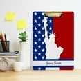 thumbnail image 3 of FMSHPON Us Statue of Liberty Clipboard Hardboard Wood Nursing Clip Board and Pull for Standard A4 Letter 13x9 inches, 3 of 6