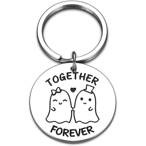 Halloween Basket Stuffers for Him Her Boo Basket Stuffers for Women Men Couple Boyfriend Husband Keychain Halloween Gifts for Women Men Adult Valentines Anniversary Christmas Gifts for Adults