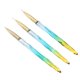 thumbnail image 4 of Pluma de uñas de gel UV, pinceles para decoración de uñas, 3 pinceles para decoración de uñas, pincel fino para dibujo de uñas, ultra sensible, 4 of 8