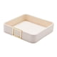 thumbnail image 4 of Bandeja de valet de cuero de PU, porta baratijas portátil, bandeja de entrada, soporte de sobremesa Gris, 4 of 8