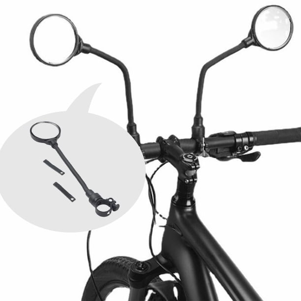 Espejo de visión trasera de bicicleta , espejo retrovisor flexible de de manilr para bicicletas para bicicletas eléctricas de - Soledad Espejo de bicicleta de manillar