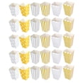 thumbnail image 1 of 30Pcs Popcorn Paper Boxes Dot Stripe Wave Cartons Snack Container for Party, 1 of 4