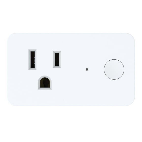Craftmade Wps-100 Wifi Enabled On/Off Smart Home Plug-In Electrical Outlet - White
