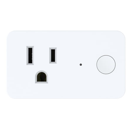Craftmade Wps-100 Wifi Enabled On/Off Smart Home Plug-In Electrical Outlet - White