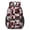Baseballs Silhouettes Red, variant on Baseballs Silhouettes Red Black 17" School Backpacks for Teens,Waterproof Oxford Fabric,S-Shape Padded Straps for School,Travel,Hiking,Camping
