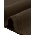 thumbnail image 5 of DARING DIVA Women's Pleated Trim Casual Long Sleeve Top XL Dark Brown, 5 of 6