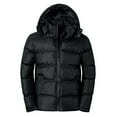 thumbnail image 2 of Awdenio Mens Shirts Plus Size, Men's Puffer Jacket Stand Collar Zip Up Quilted Lightweight Down Coat Winter with Pockets, 2 of 9