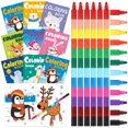 thumbnail image 1 of Libros para colorear Funrous Winter con crayones apilables, 24 juegos, 1 of 6