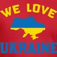thumbnail image 3 of CafePress - We Love Ukraine T Shirt - Men's Fitted T-Shirt, 3 of 4