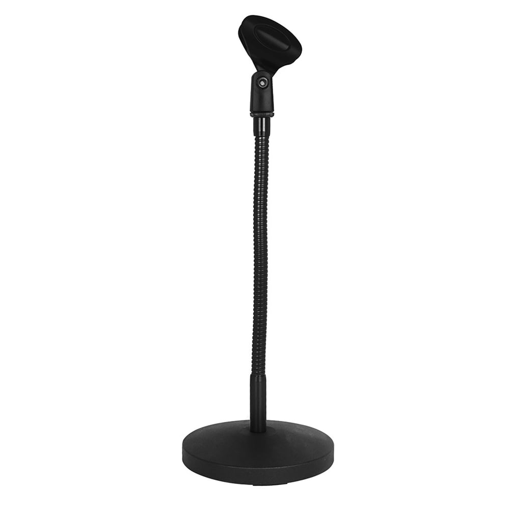 Flexible Desktop Folding Mic Stands Adjustable Angle Disc Microphone Mount Holder Stand Bracket