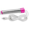 thumbnail image 4 of Calentador de agua de inmersión de 1500 W con protector de acero inoxidable calentador de agua sumergible eléctrico portátil enchufe estadounidense rosa, 4 of 10