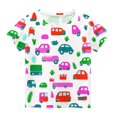 thumbnail image 6 of WRKEKC Boys Summer T-Shirts, Casual T-Shirts for Boys, Boys and Girls Trendy Cute Printed Round-Neck Comfortable Short Sleeve Blouse Casual Loose T-shirt Tops, 6 of 6