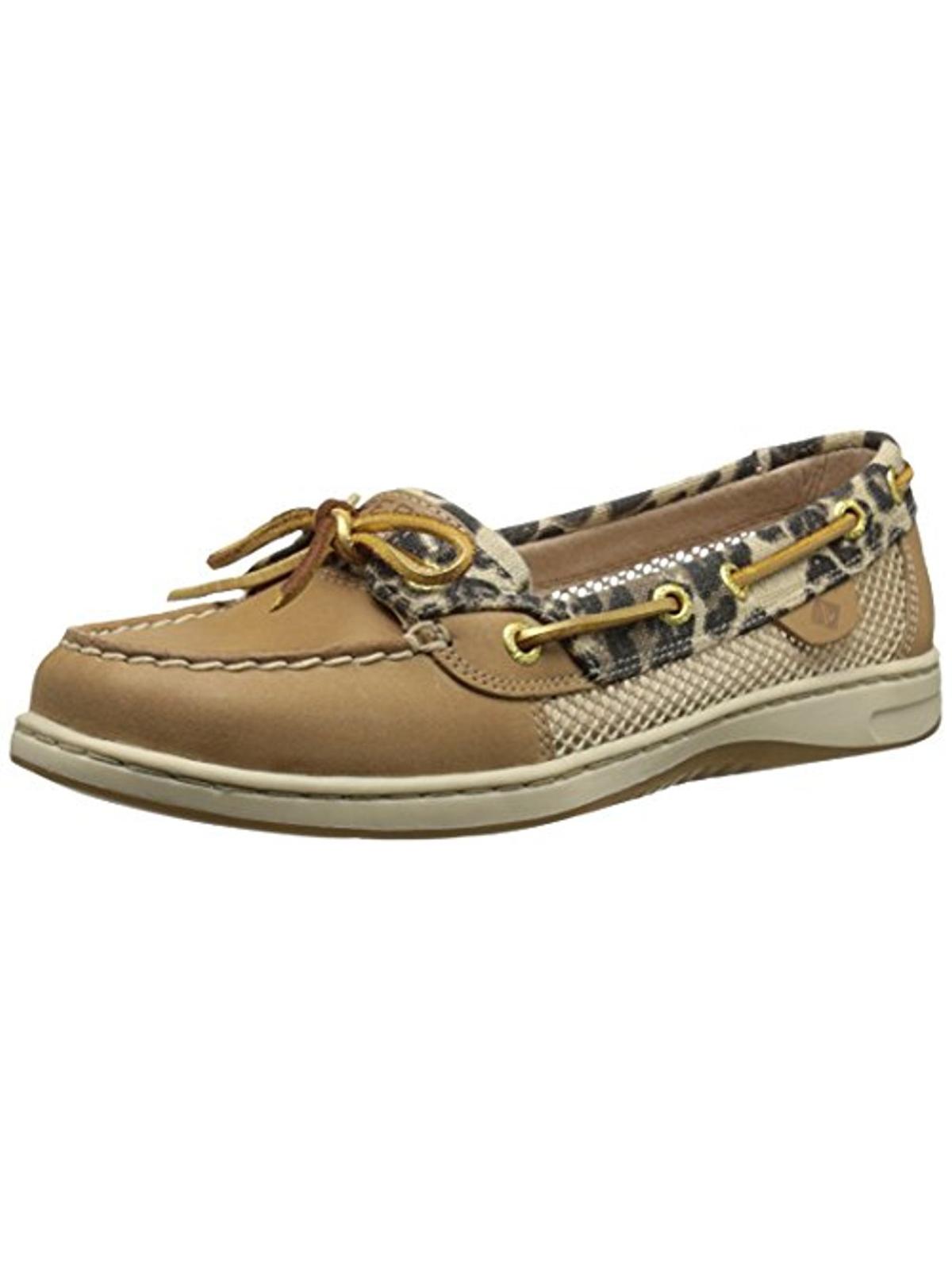 leopard print sperry shoes