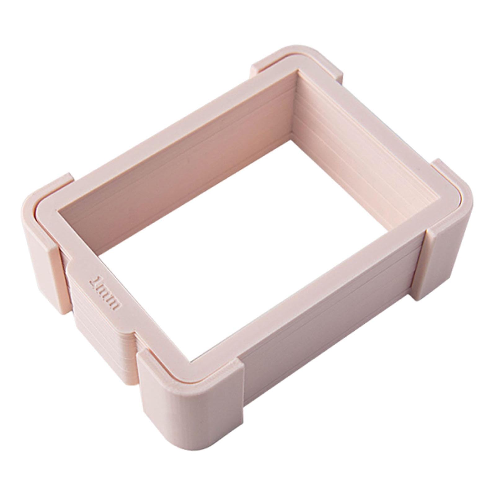 GUOOL Clay Rolling Frame Set with Fondant Rolling Depth Gauge for Clay And DIY Crafts - Professional, Portable And Easy-to-use Measuring Tool