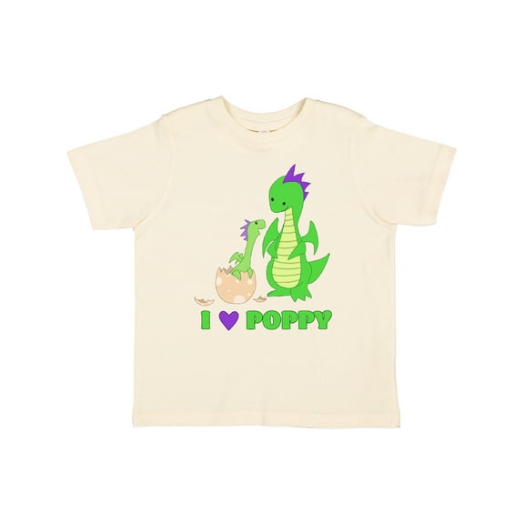 Inktastic I Love Poppy Boys or Girls Toddler T-Shirt